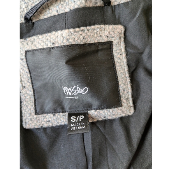 Mossimo Petite Women's Gray Tweed Jacket NWT - Picture 4 of 4